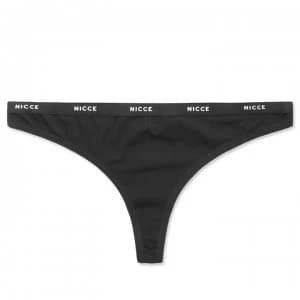 Nicce Thong Womens - Black