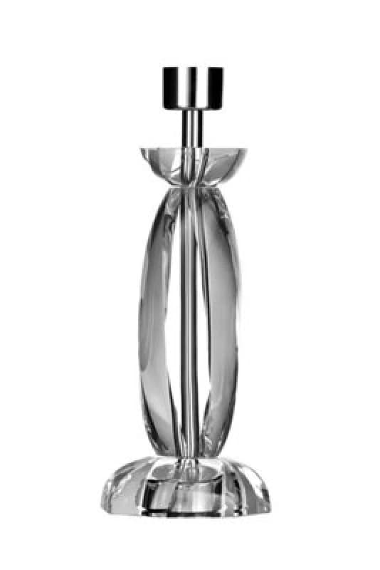 Premier Housewares Interiors by Premier Crystal Large Lamp Base Silver