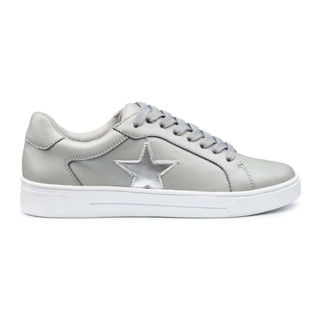 Hotter Star Trainers Wide Fit Flint Grey-Silv female 3 (36)