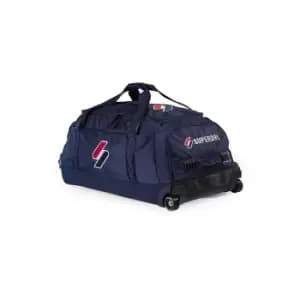Superdry Navy Wheeled Holdall