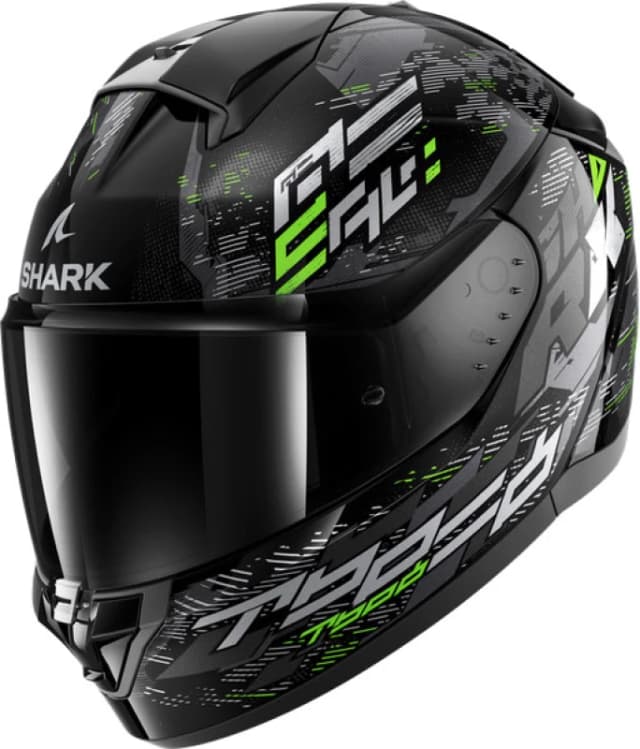 Shark Ridill 2 Molokai Helmet, black-green, Size S for Men