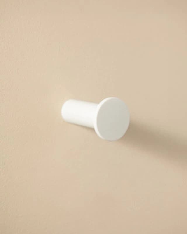 Cosmic Towel Hook, Robe Hook, Coat Hook, Supports Up To 10Kg, Brushed White, Anti-Corrosion, Architect S+ Collection