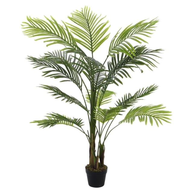 LIFE IDEAS 150cm Bamboo Palm Tree Indoor Plant Pot Green unisex One size