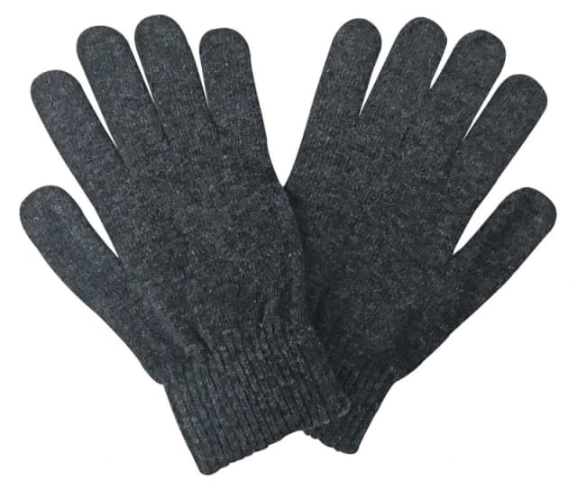 Sock Snob Sock Snob Men Thin Knitted Winter Magic Thermal Wool Gloves in Grey Grey One Size Male 5060597071482