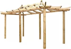 Grange Fencing Grange Dragon Wood Japanese Pergola 2.7m