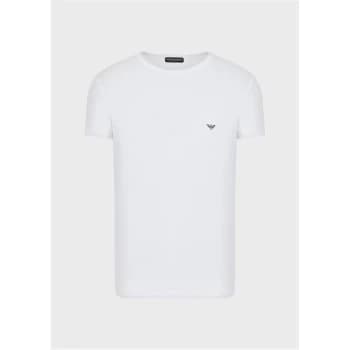 Emporio Armani Big Eagle Crew T-Shirt White Size L Men