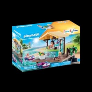 Playmobil Canoe Rental With Juice Bar Playset