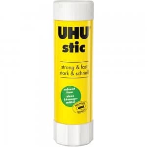 UHU Stic Glue Stick (40g) Solid Washable Non-Toxic PK12