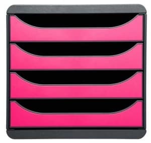 Exacompta Big Box Iderama Black/Raspberry