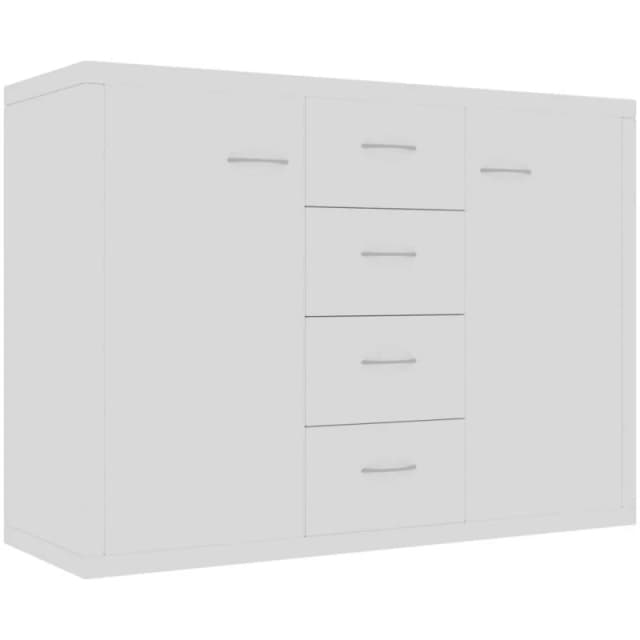 VIDAXL Sideboard White 88x30x65cm Engineered Wood Vidaxl 8719883786339