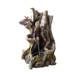 Stylish Fountain Willow Spills Water Feature with LEDs