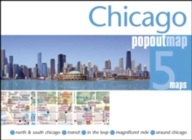 Chicago PopOut Map : Pocket size, pop up, city map of Chicago Sheet map, folded