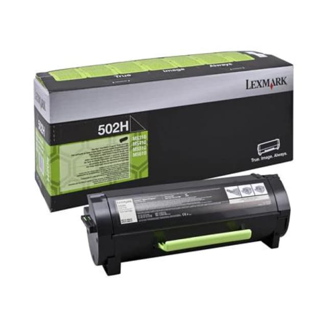 Lexmark 502H (50F2H0E) Black Original High Capacity Return Program Toner Cartridge