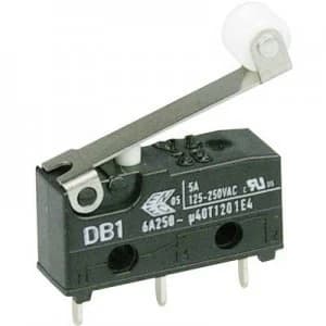 Cherry Switches Microswitch DB1C C1RC 250 V AC 6 A 1 x OnOn momentary