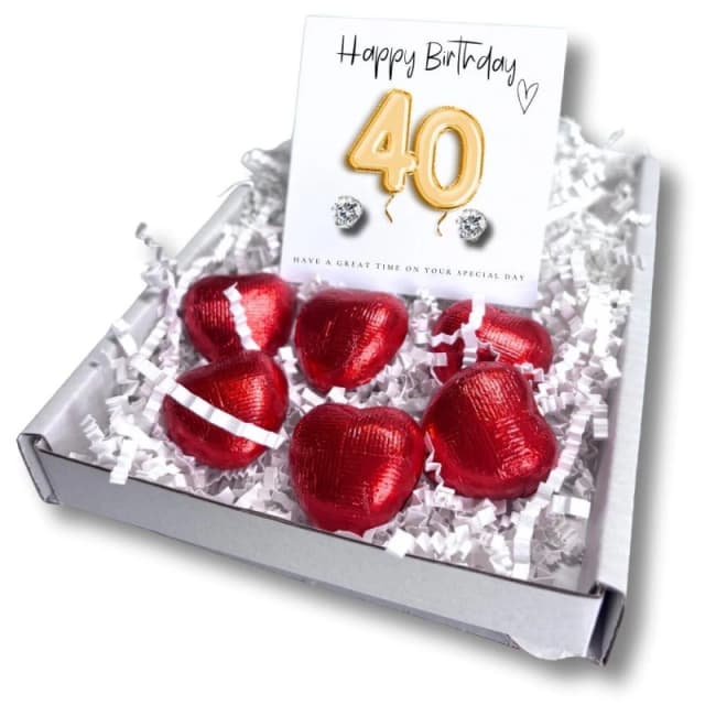 Aye Do Gifts 40th Birthday Mini Gift Hamper - Earrings 8402 Silver female Mini Gift