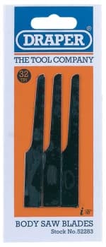 Draper 32 tpi Air Body Saw Blades (3) 52283