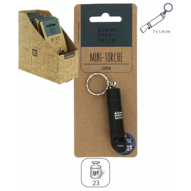 Mini-torch bottle opener Elementerre Lopen Noir Unisex TU