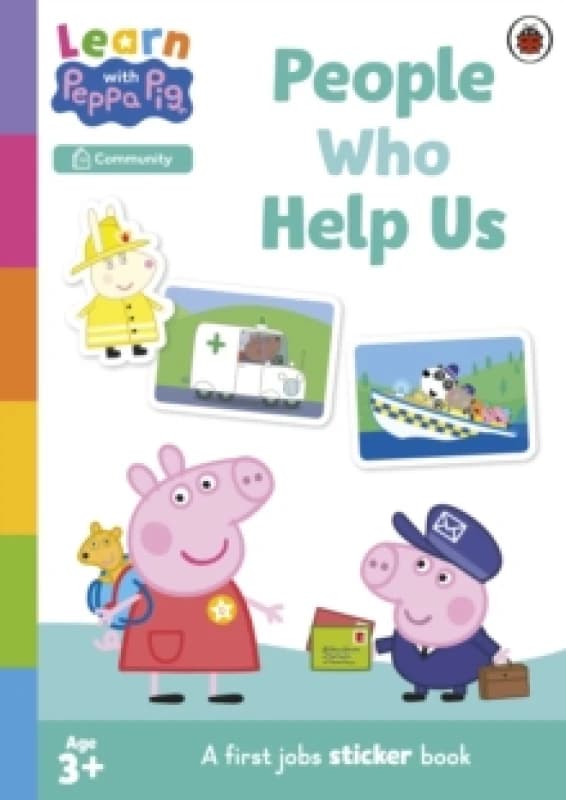 Learn with Peppa: People Who Help Us Sticker activity book Paperback / softback
