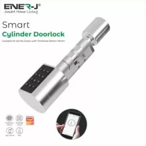 Smart Adjustable Cylinder Bluetooth Doorlock with fingerprint and code unlocking, ENERJSMART APP