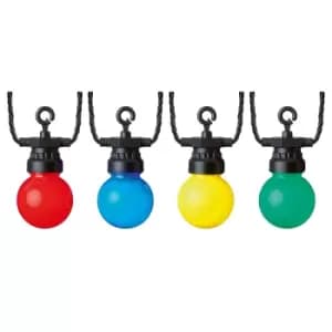 Premier Bulb Battery-Powered Multicolour 10 LED Indoor & Outdoor String Lights