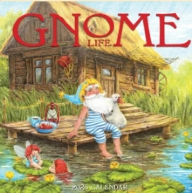 Gnome Life Wall Calendar 2026 Calendar