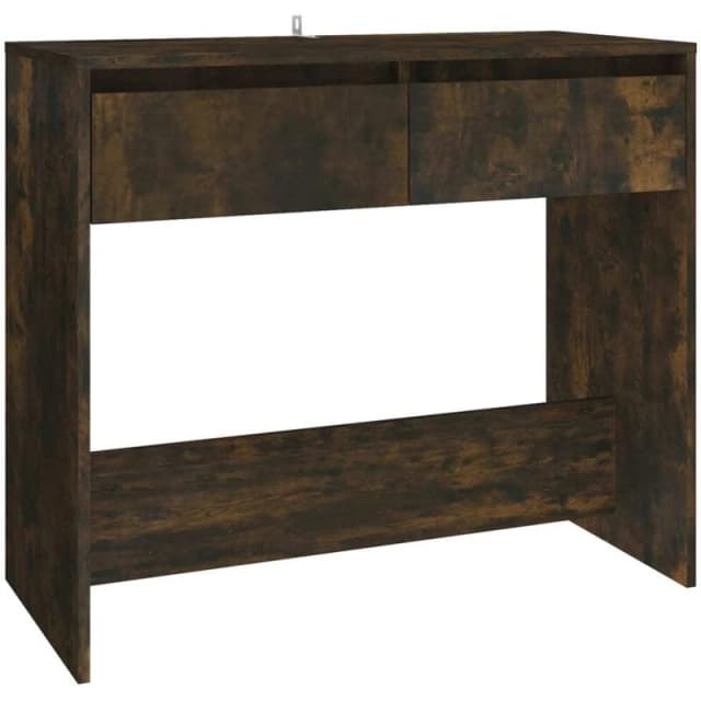 VIDAXL Console Table Smoked Oak 89x41x76.5cm Engineered Wood Vidaxl 8720286836835