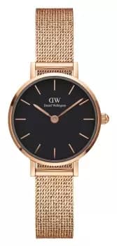 Daniel Wellington DW00100440 Petite Melrose 24mm Black Dial Watch
