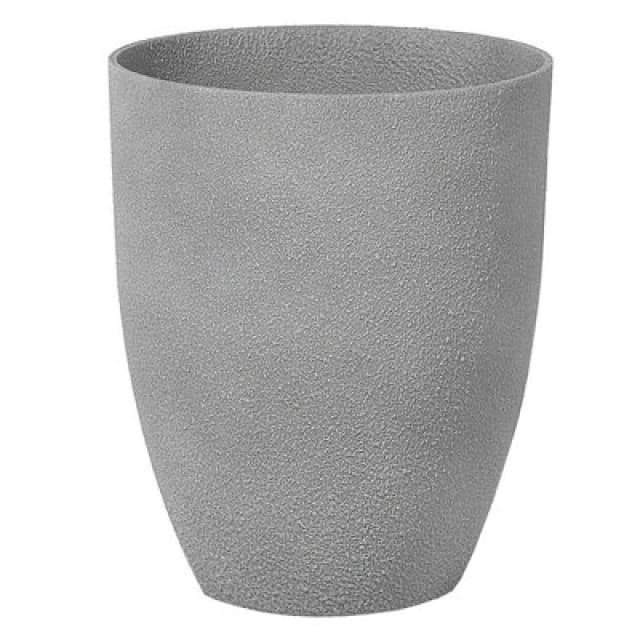 Beliani Plant Pot Croton 35cm Light Grey