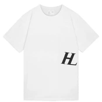 Helmut Lang HL Monogram Little T-Shirt - CHALK White - V