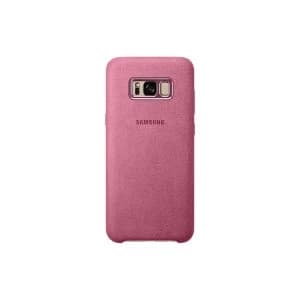 Samsung EF-XG955APEGWW Galaxy S8 Plus Alcantara Cover in Pink