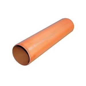 FloPlast D043 Underground Drainage Pipe - Terracota 3m