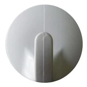 BQ White ABS Robe Hook Pack of 2