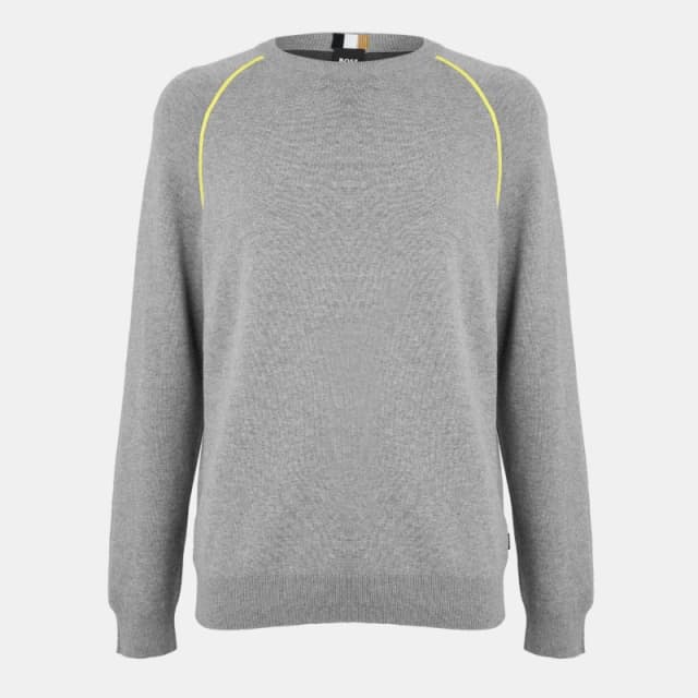 Boss Mens Paido Knitted Top Bright Yellow male L