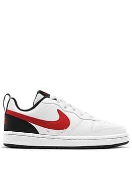 Nike Court Borough Low 2 - White/Red, Size 3