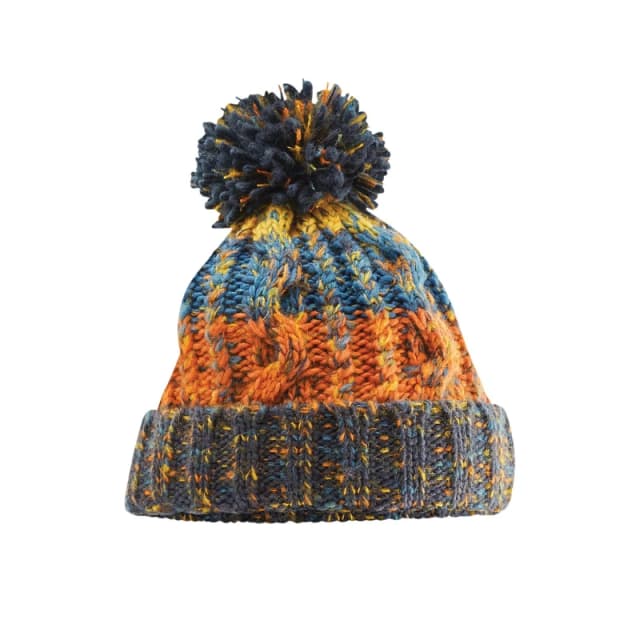 Beechfield Beechfield Men Corkscrew Beanie in Blue Blue One Size Male 5063425911189