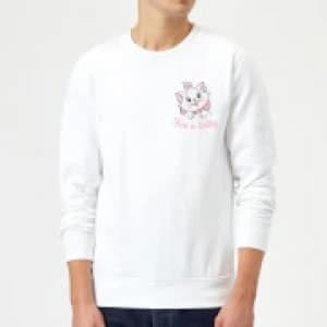 Disney Aristocats Marie I'm A Lady Sweatshirt - White