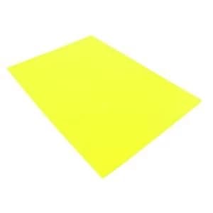 Q-Connect Cut Flush Folder A4 Yellow Pack of 100 KF01487