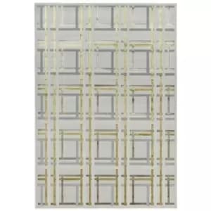 Asiatic Aurora AU15 Rug - Elexus - 120x170cm - Cream/Beige/Grey/Silver/Yellow