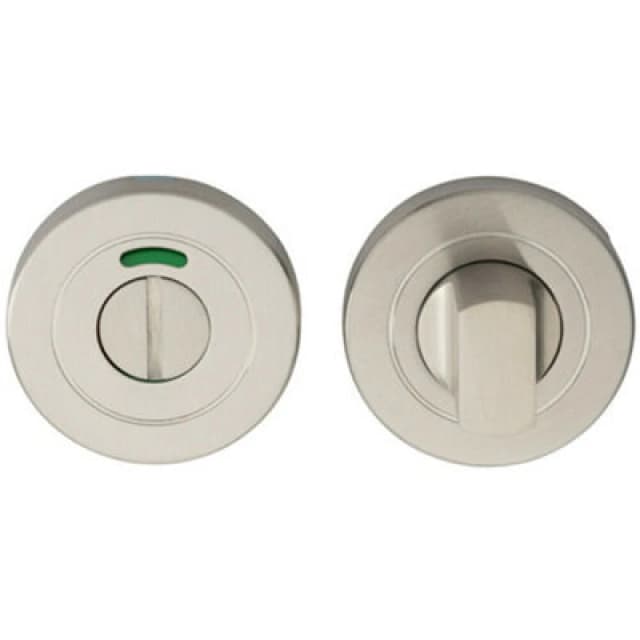 Loops Thumbturn Lock And Release Handle With Indicator Concealed Fix Satin Steel Metallics unisex