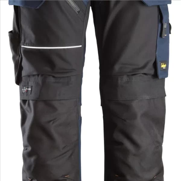 Snickers RuffWork Canvas+ Work Trousers+ Holster Pockets - Navy/Black - 44
