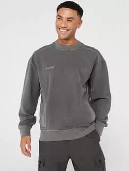 HUGO Delphonso Sweatshirt, Dark Grey Size M Men