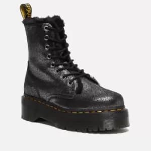 Dr. Martens Womens Jadon Distressed Metallic Leather Boots - UK 3
