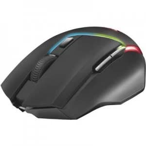 Trust GXT161 Disan Radio Gaming mouse Optical Backlit, Rechargeable Black