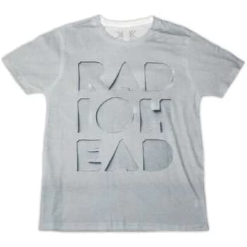Radiohead - Note Pad Unisex Large T-Shirt - Grey