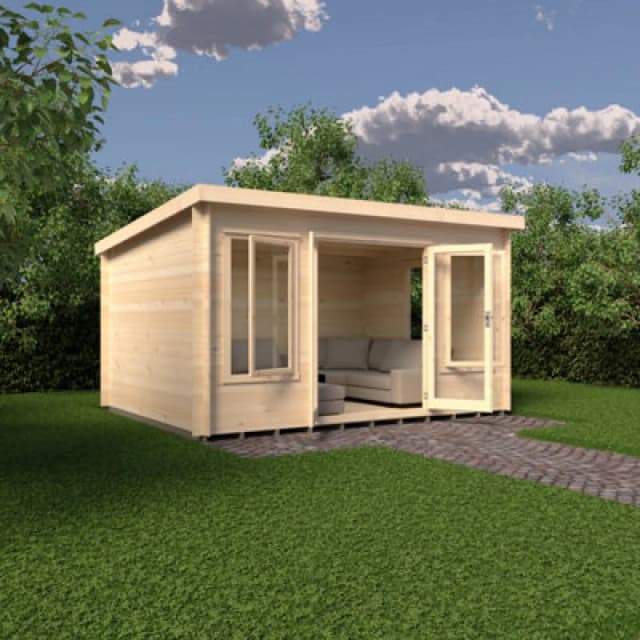 Shire Emneth 10X13 19mm Summer House Log Cabin