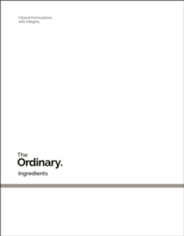 The Ordinary : Ingredients Hardback