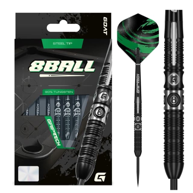 GOAT GOAT 8Ball Darts - Steel Tip - 90% Tungsten Darts 8ball unisex 22g
