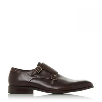 Dune Scheme Double Buckle Monk Shoe