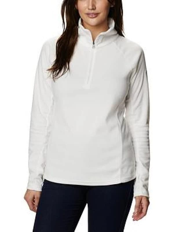 Columbia Glacial Half Zip Fleece Womens - White Female 16