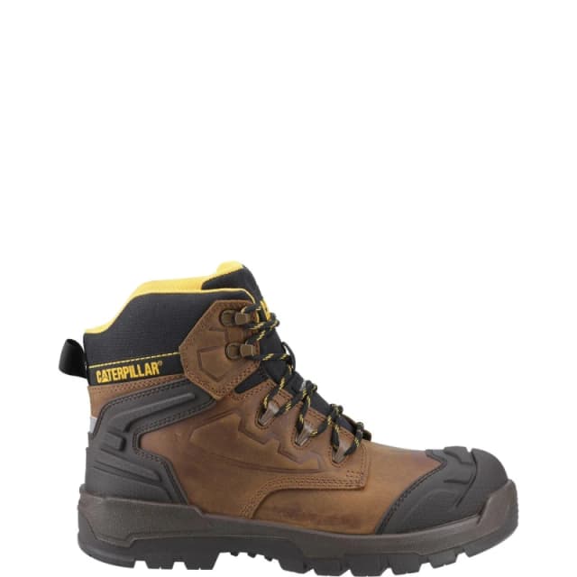 Caterpillar Mens STRIVER XL 6" Safety Boot in Beige Size: 13 Beige Male 13